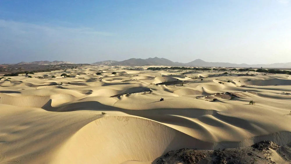 Dune del deserto di Viana viste durante il giro dell'isola