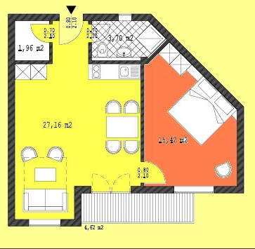 mappa appartamento in vendita a Boavista