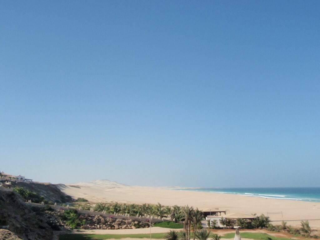 Praia de Chaves a Boa Vista in una giornata di sole