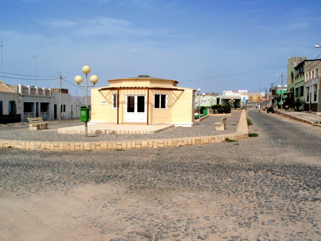 Case del paese di Rabil sull'isola di Boa Vista