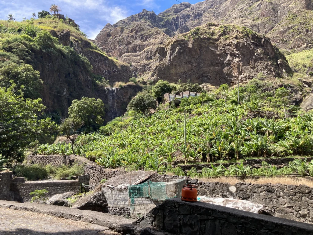La valle di Ribeira da Torre a Santo Antão, Capo Verde